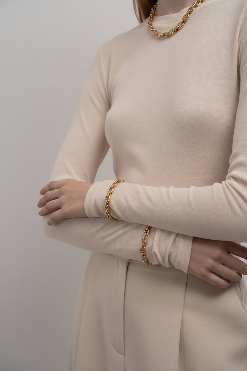 Auréline™ | Pulsera elegante bañada en oro