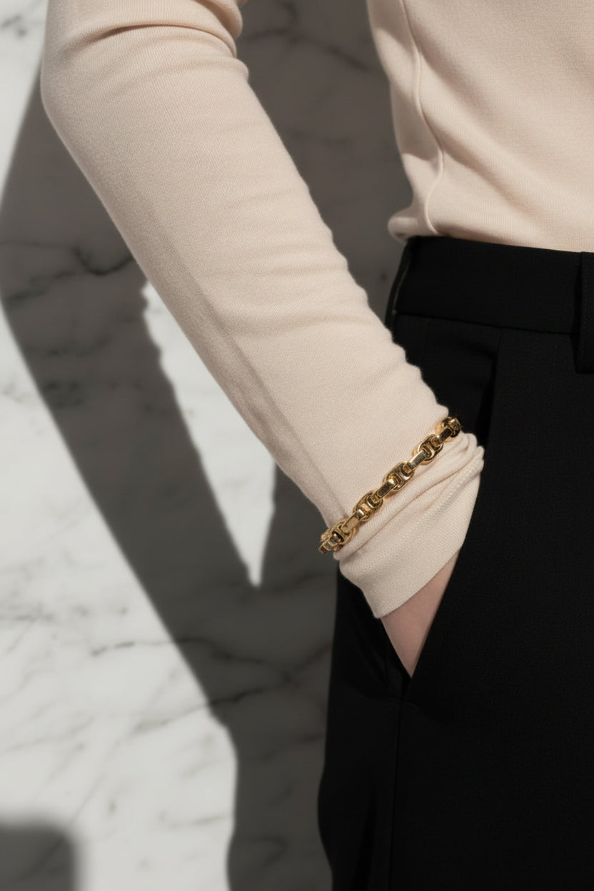 Auréline™ | Pulsera elegante bañada en oro