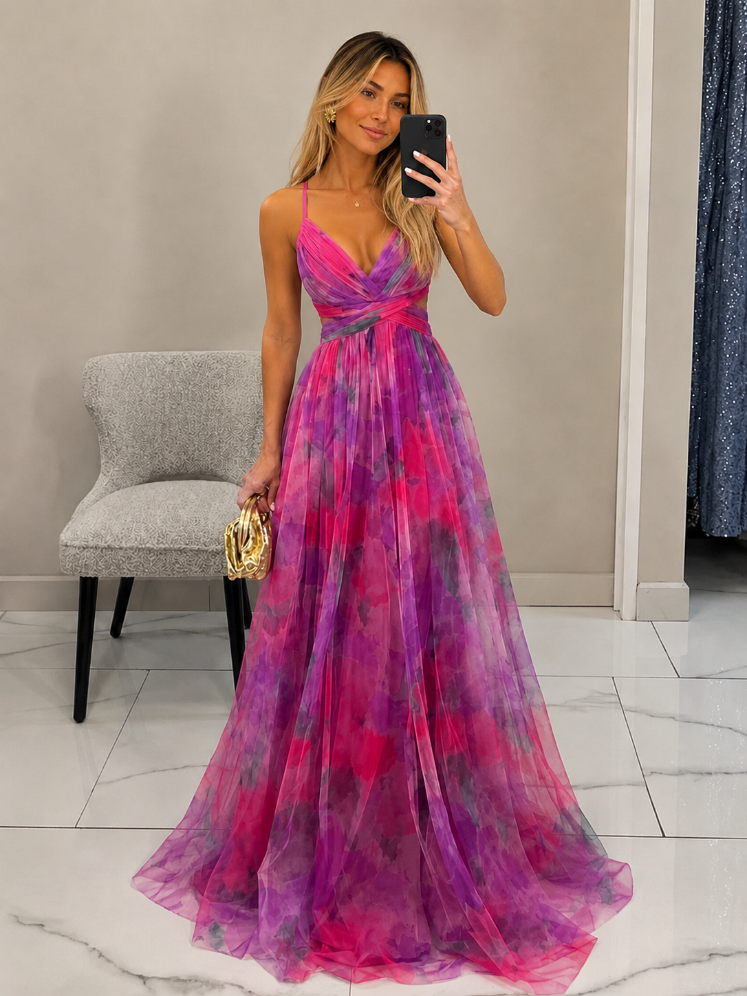 Bianca | Vestido Largo Floral con Encanto