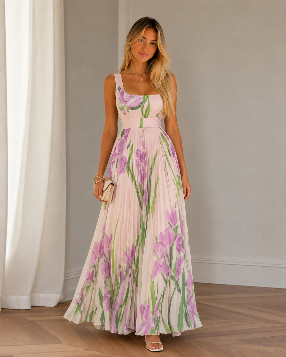 Iris | Vestido Largo Floral