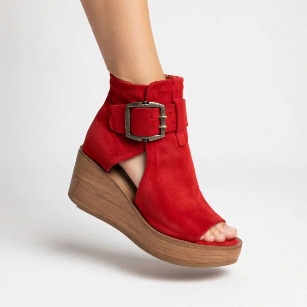 Botines de Cuña Abiertos Orova™