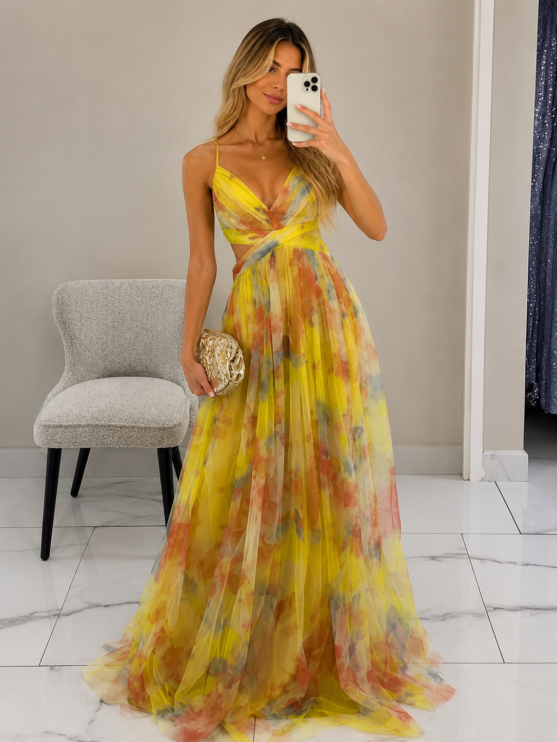 Bianca | Vestido Largo Floral con Encanto