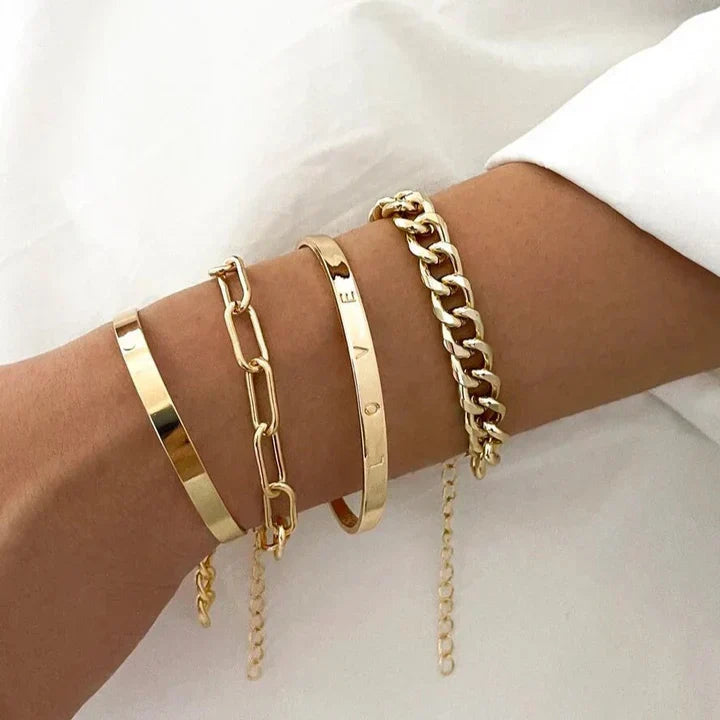 Conjunto de Pulseras Elan Mercer — Elegancia en Cada Detalle