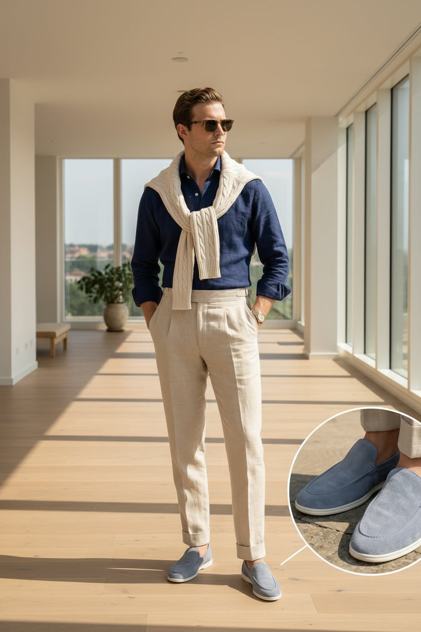 Vittorio™ | Mocasines elegantes de ante